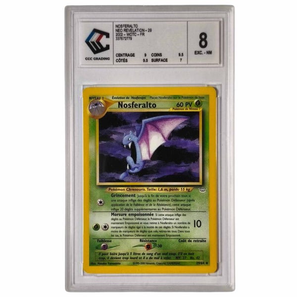 Nosferalto #29/64 – Pokémon Neo Révélation – CCC 8 – Carte Française 🇫🇷