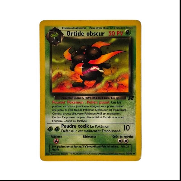 Ortide Obscur 36/82 – Team Rocket – Rare – Pokémon – Carte Française 🇫🇷