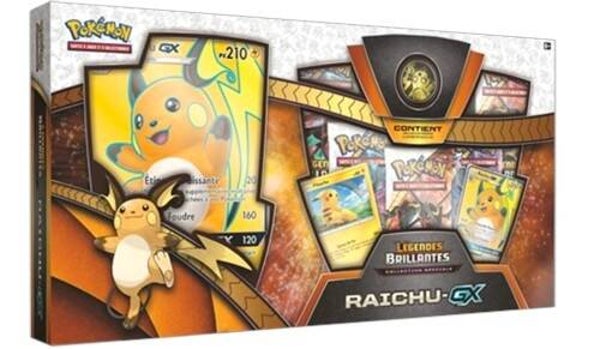 Coffret Pokémon Raichu GX – Légendes Brillantes – FR (Défaut de scellage)