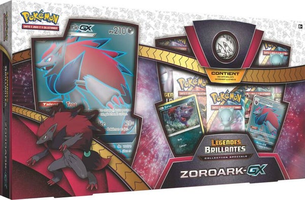 Coffret Zoroark-GX – 5 Boosters SL3.5 – Légendes Brillantes – Version Française 🇫🇷