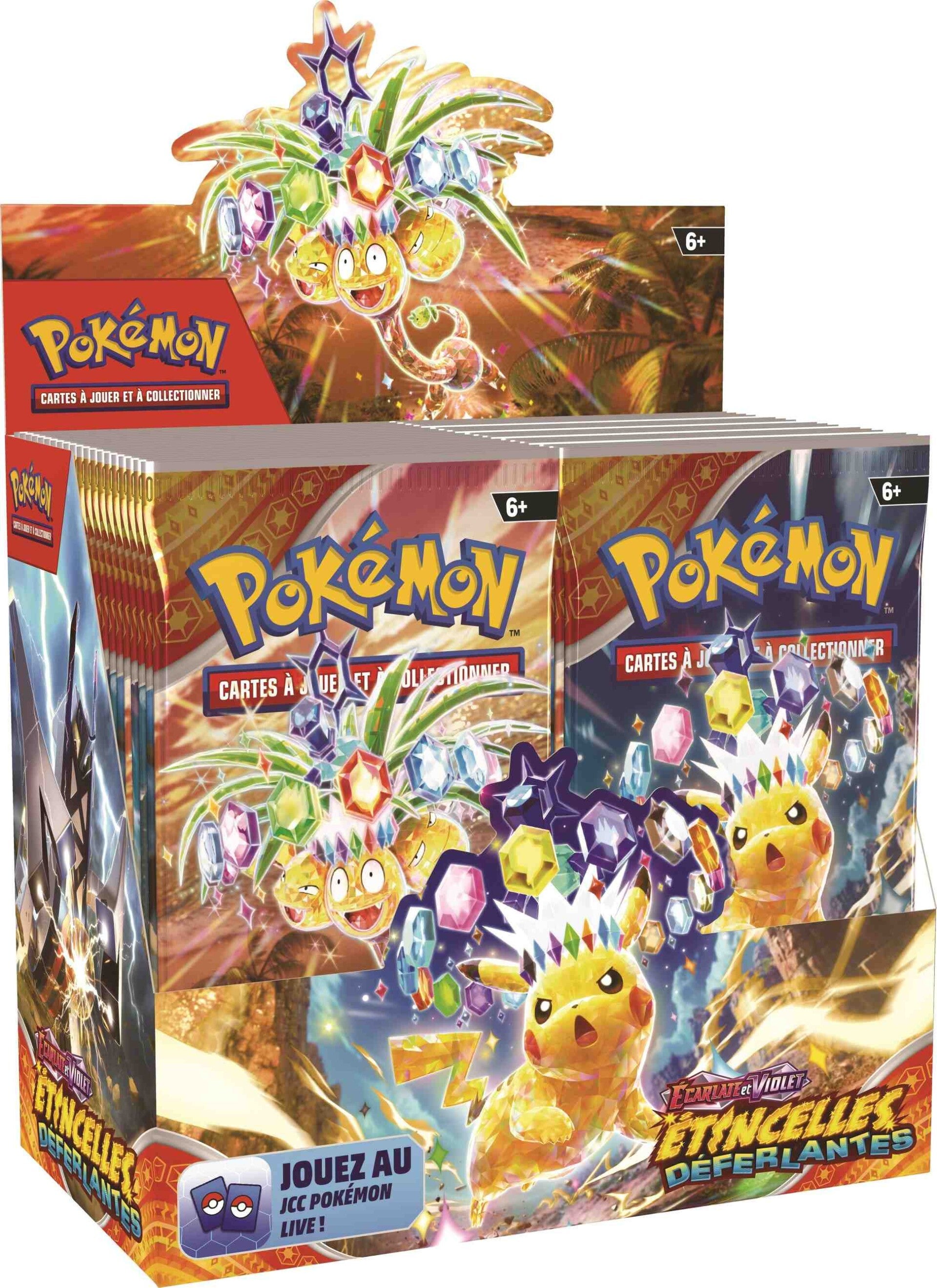 Display Pokémon Écarlate et Violet EV8 Étincelles Déferlantes – FR