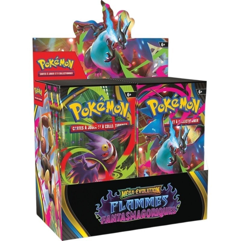 Display Pokémon ME02 Flammes Fantasmagoriques – Méga-Évolution – FR