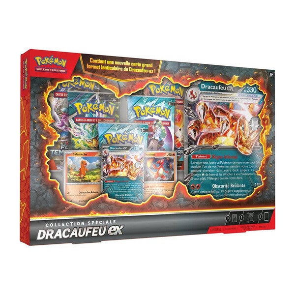 Pokémon Collection Spéciale Dracaufeu-EX – Coffret JCC Pokémon – Français 🇫🇷