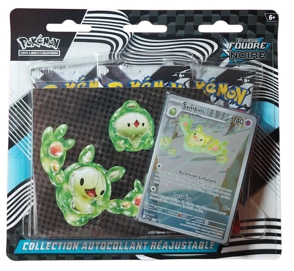 Tri-Pack Foudre Noire – 3 Boosters + Promo + Autocollants – Pokémon JCC Français 🇫🇷