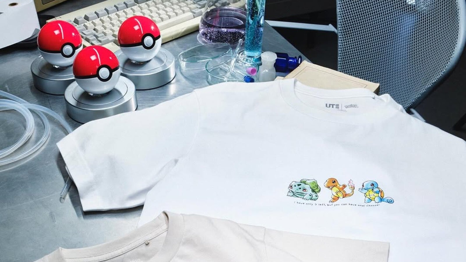 T-shirt Pokémon 30th Anniversary Starter Kanto – UNIQLO UT – Blanc