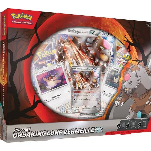 Coffret Pokémon Ursaking Lune Vermeille EX – Édition Française 🇫🇷