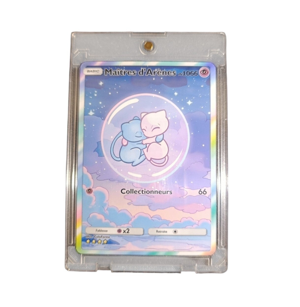 Porte-Carte Pokémon Acrylique Magnétiques Ultra-Clairs