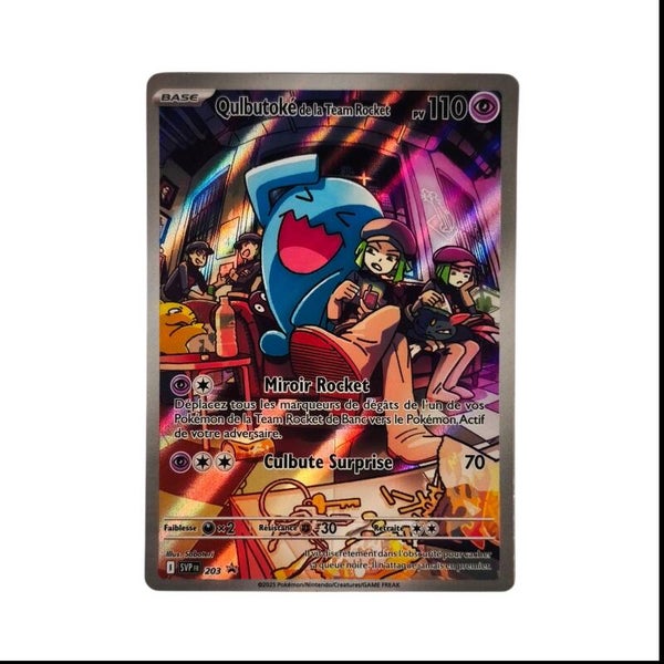 Qulbutoké de la Team Rocket SVP 203 – Promo Full Art Holo – Écarlate & Violet – Pokémon – Carte Française 🇫🇷