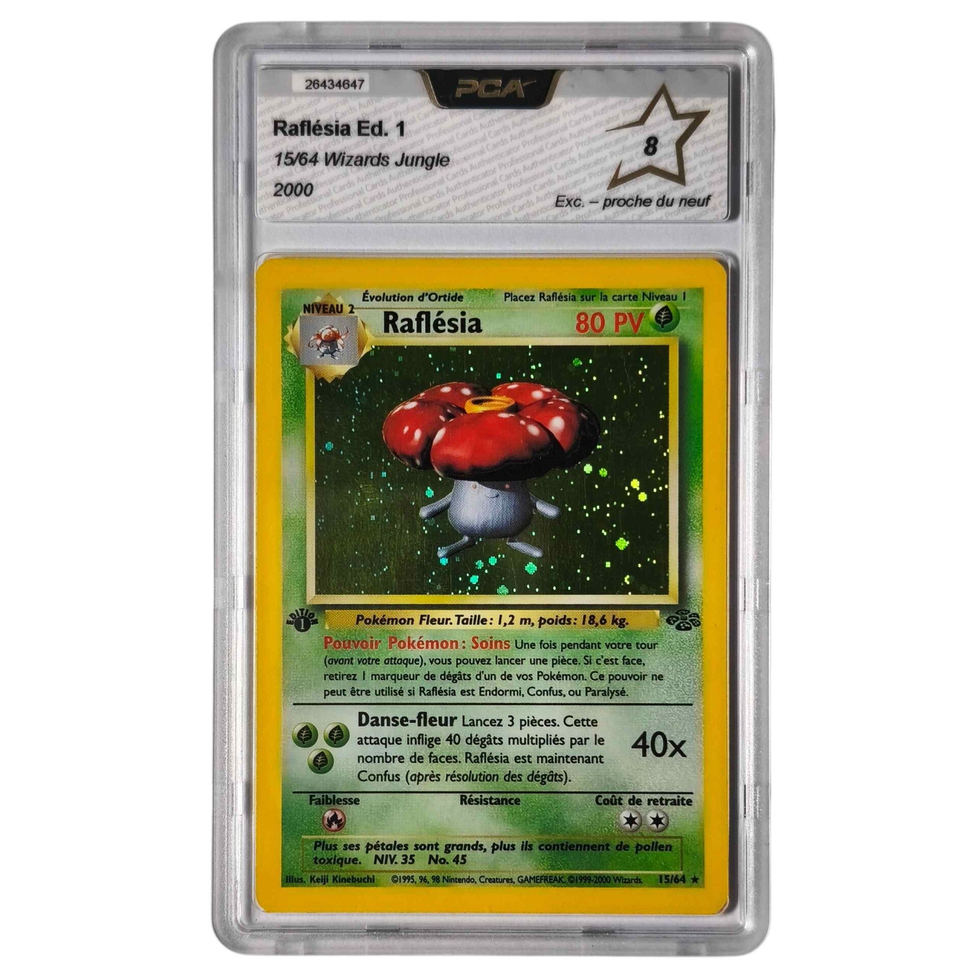 Rafflesia #15/64 – Pokémon Jungle 1ʳᵉ Édition – Holo – PCA 8 – Carte Française 🇫🇷