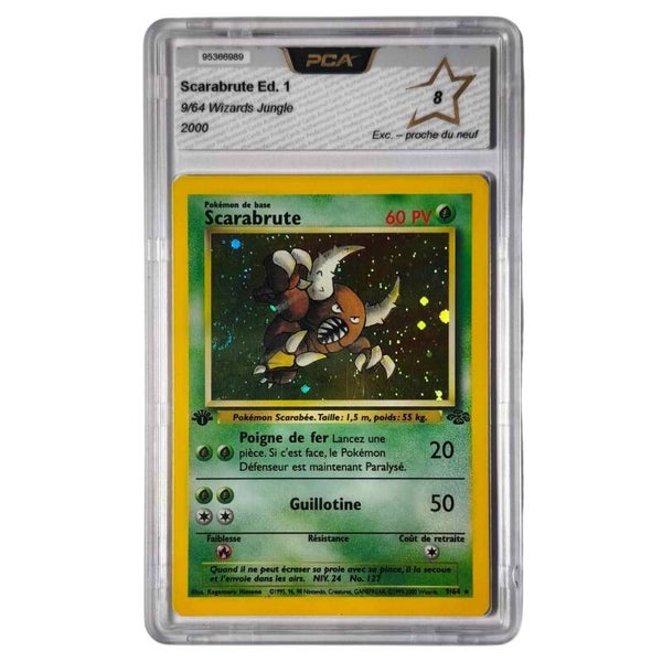 Scarabrute #9/64 – Pokémon Jungle 1st Edition – Holo – PCA 8 – Carte Française 🇫🇷
