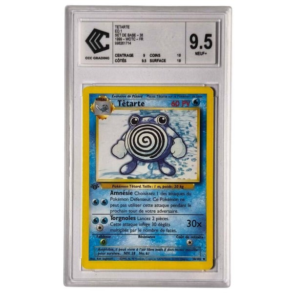 Têtarte #38 – Pokémon Set de Base Édition 1 – CCC 9.5 – Carte Française 🇫🇷