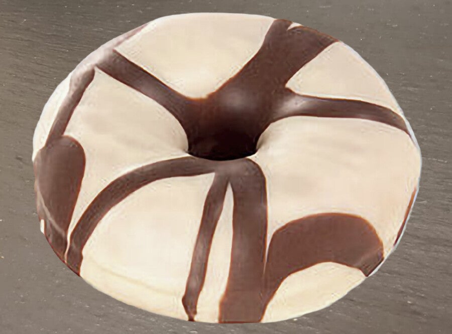 Schwarz-Weiß Donut
