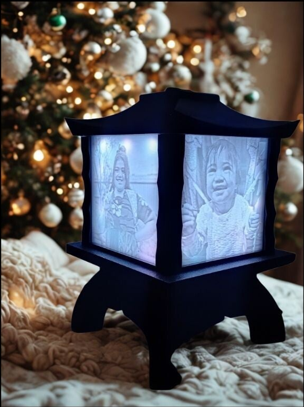 Limited Edition Asian Style -4 Photo Lamp