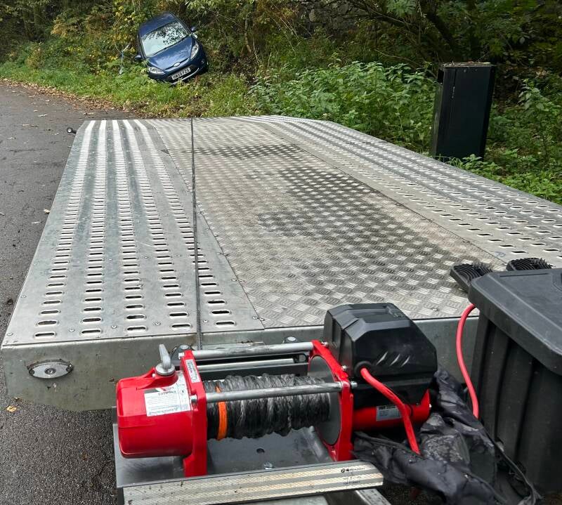 Stuck In A Ditch Pull Out