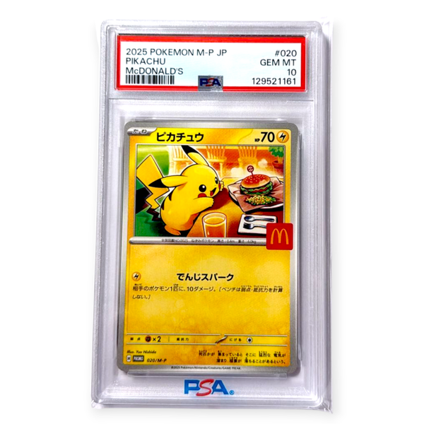 Pikachu Mcdonalds PSA 10