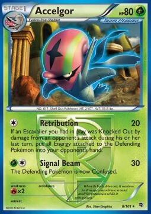 Chase Card - Accelgor 8 -Plasma Blast