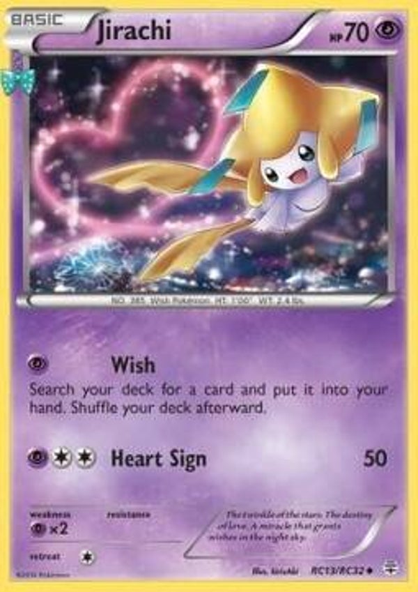 Chase Card - Jirachi RC13 - Generations