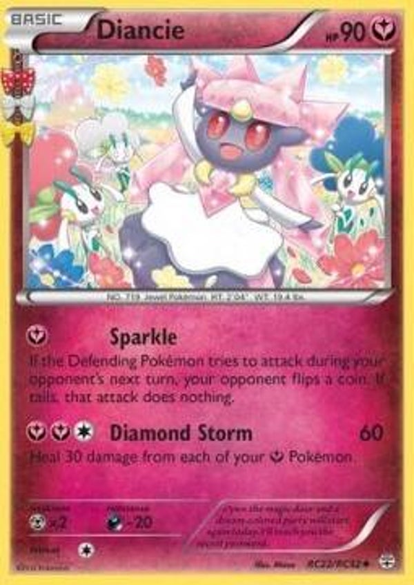 Chase Card - Diancie rc22 - Generations