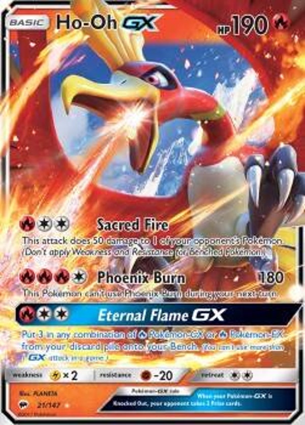 Chase Card - Ho-Oh 21 - Burning Shadows