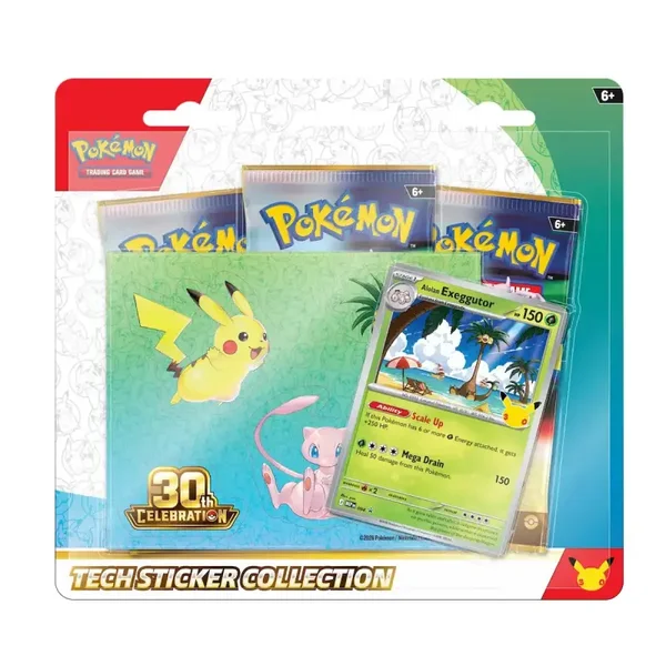 30th Celebration Tech Sticker Collection Alolan Exegguto