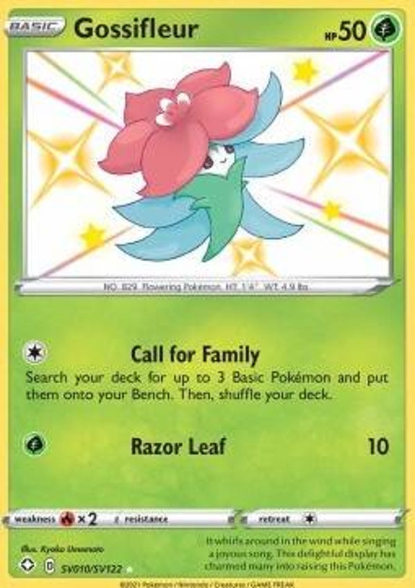 Chase Card - Glossifleur sv10 - Shining Fates