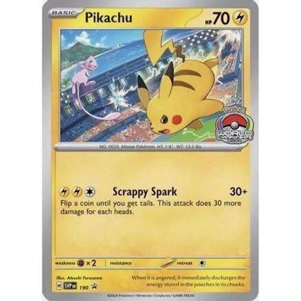 Chase Card - Pikachu 190 - SEALED Promo
