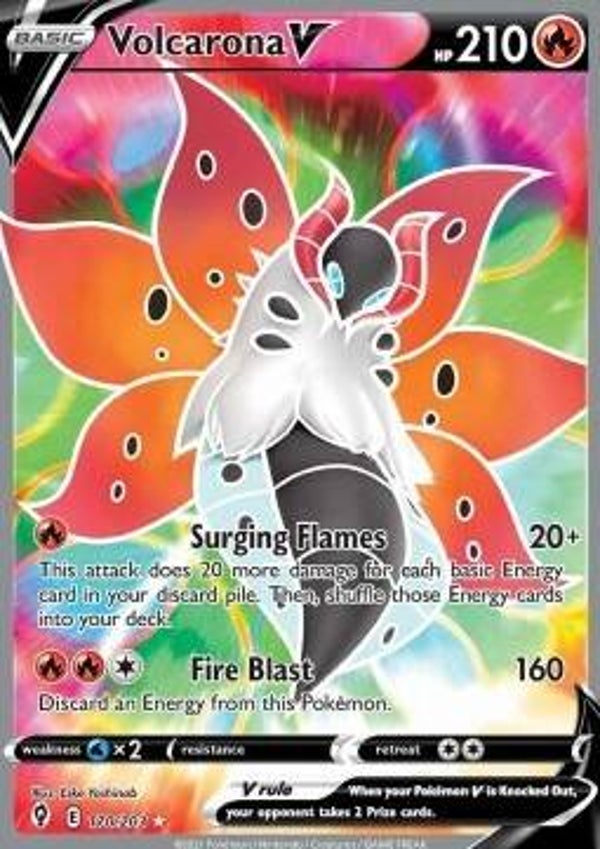 Chase Card - Volcarona 170 - Evolving Skies