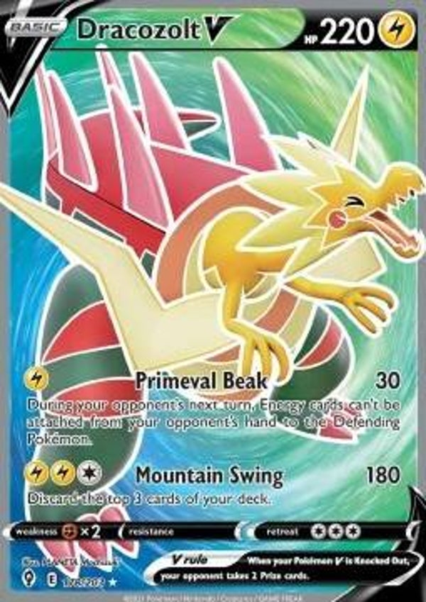 Chase Card - Dracozolt 178 - Evolving Skies