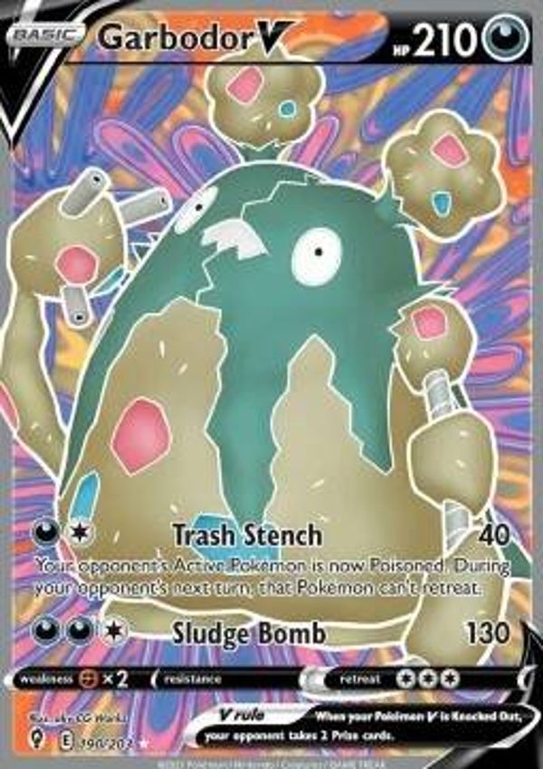 Chase Card - Garbodor 190 - Evolving Skies
