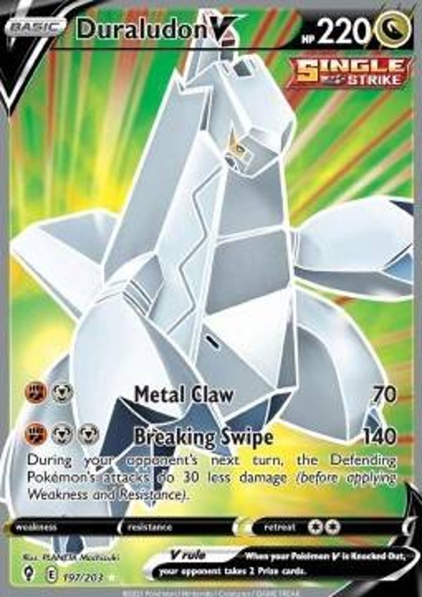 Chase Card - Duraludon 197 - Evolving Skies