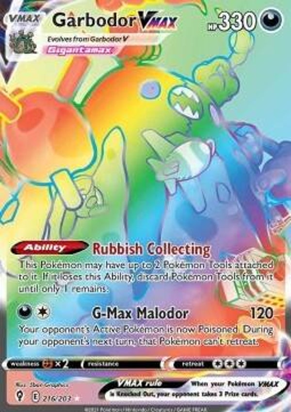 Chase Card - Garbodor 216 - Evolving Skies
