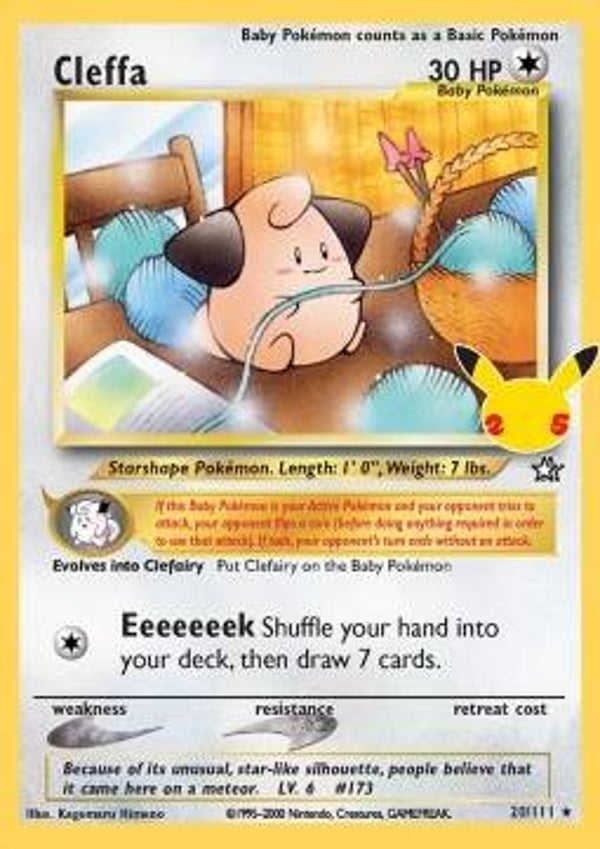 Chase Card - Cleffa 20 - Celebrations