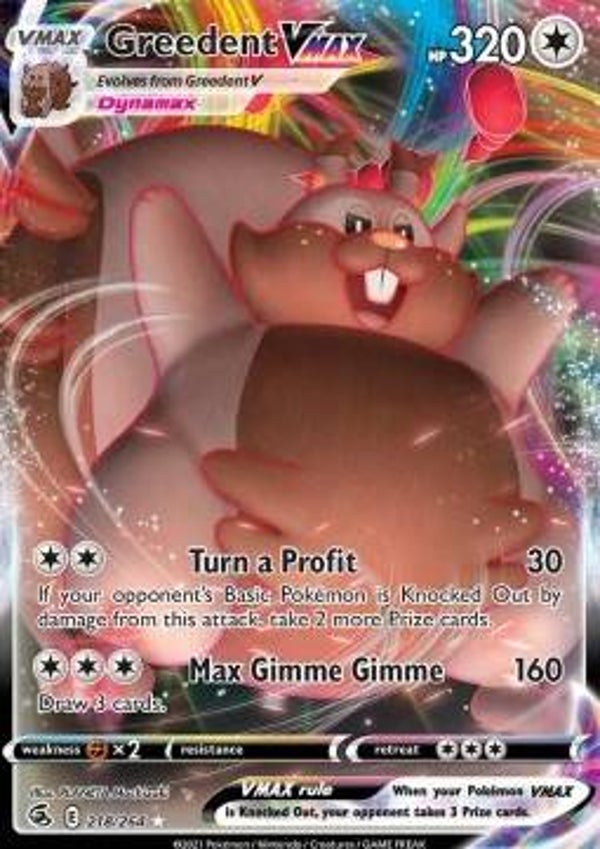 Chase Card - Greedent 218 - Fusion Strike