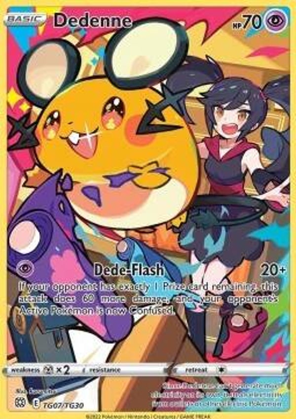 Chase Card - Dedenne tg07 - Brilliant Stars