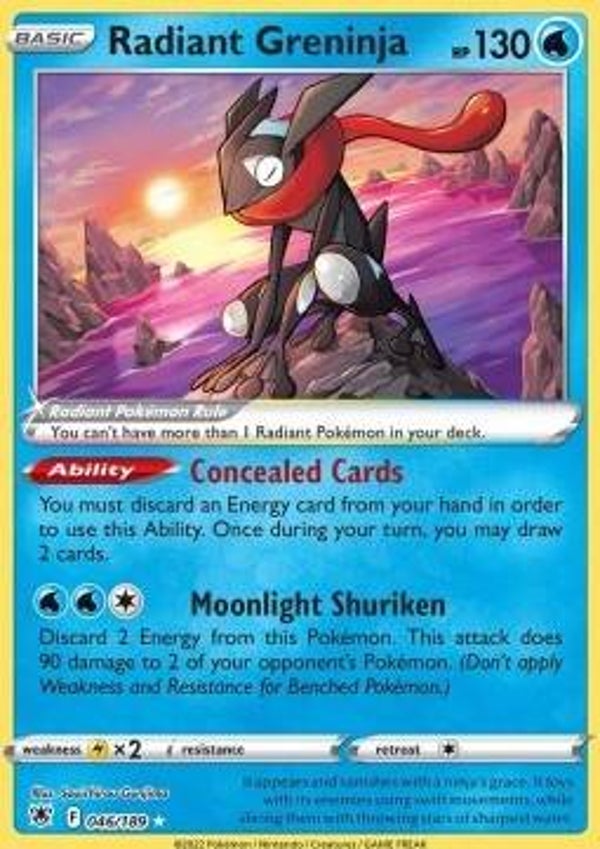 Chase Card - Radiant Greninja 46 - Astral Radiance