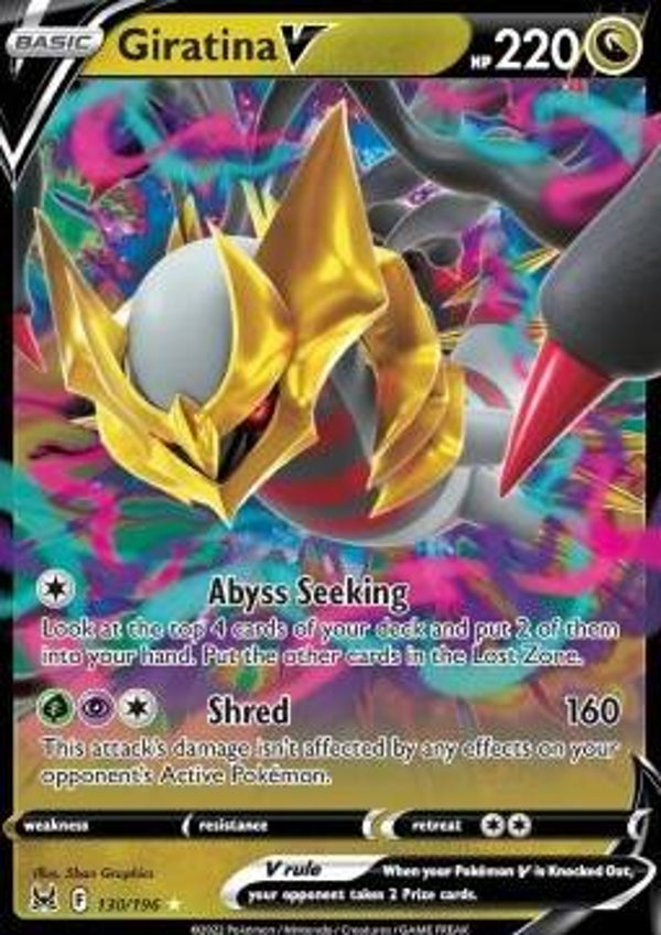 Chase Card - Giratina 130 - Lost Origin