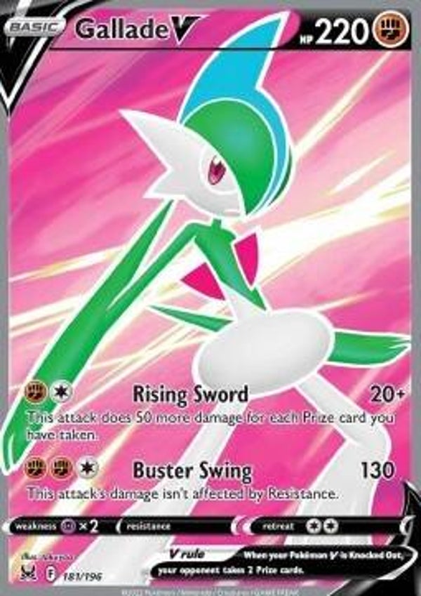 Chase Card - Gallade 181 - Lost Origin