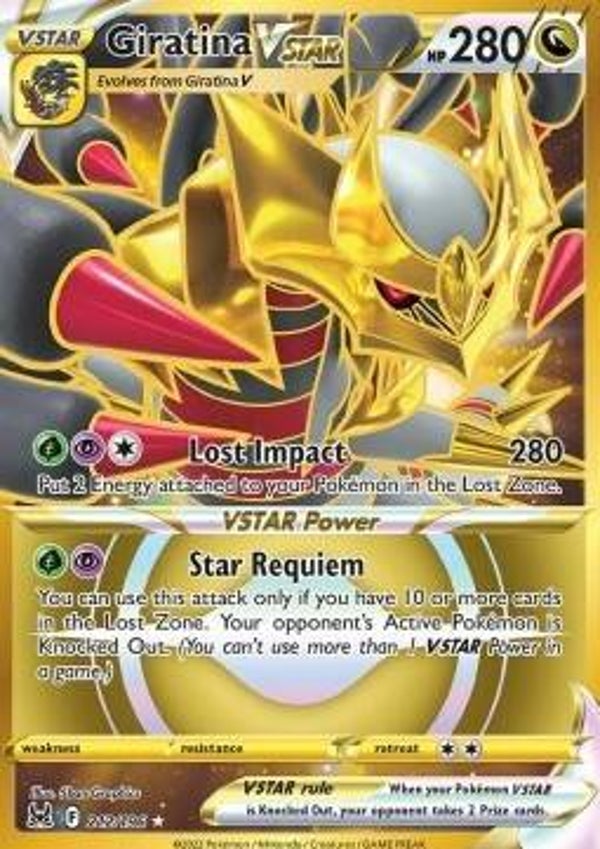 Chase Card - Giratina 212 - Lost Origin