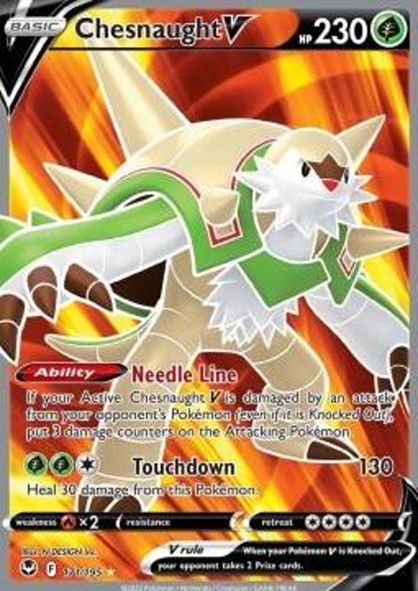 Chase Card - Chesnaught 171 - Silver Tempest