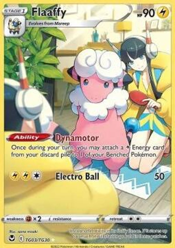 Chase Card - Flaaffy tg03 - Silver Tempest