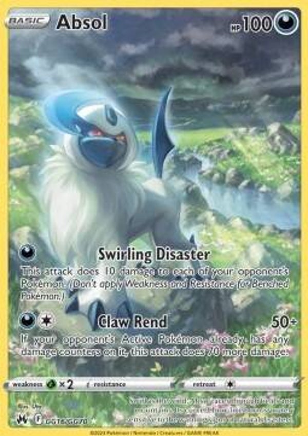 Chase Card - Absol gg16 - Crown Zenith