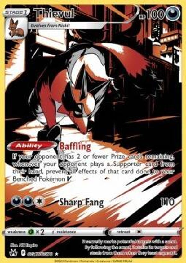 Chase Card - Thievul gg17 -  Crown Zenith