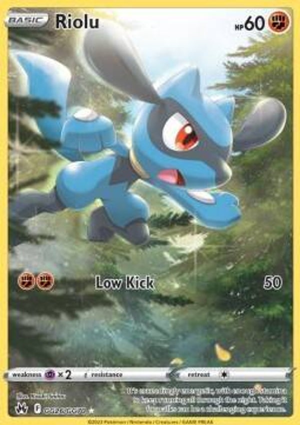 Chase Card - Riolu gg26 -  Crown Zenith