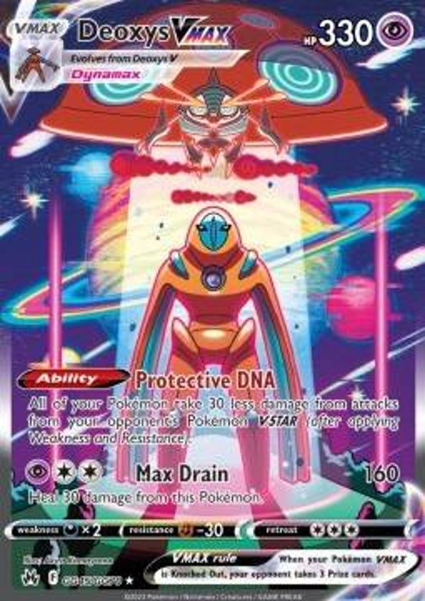 Chase Card - Deoxys gg45 - Crown Zenith