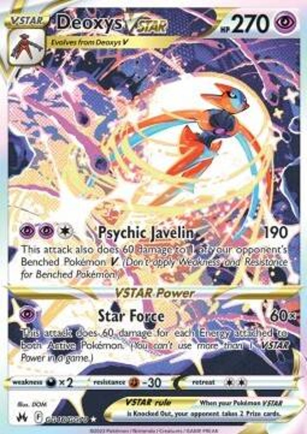 Chase Card - Deoxys GG46 - Crown Zenith
