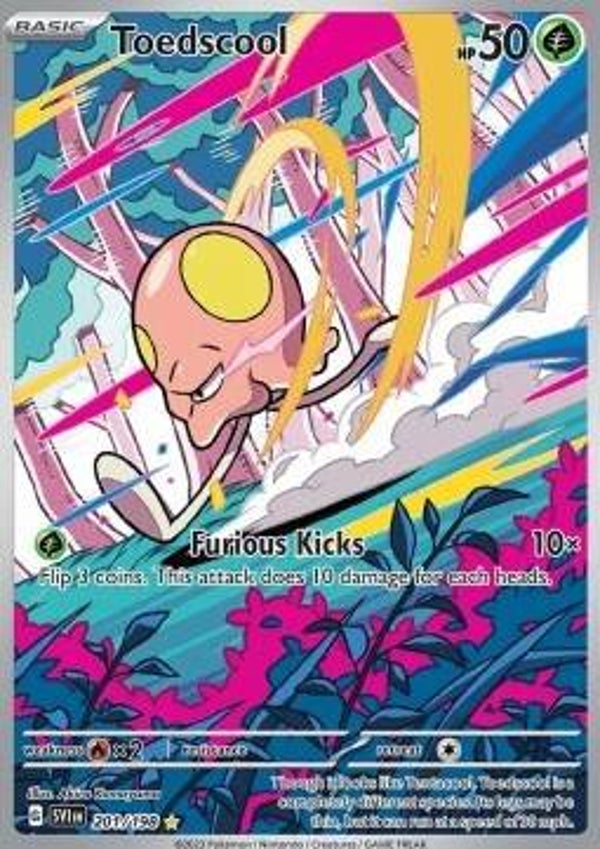 Chase Card - Toedscool 201 - Scarlet & Violet