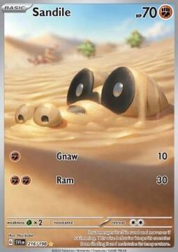 Chase Card - Sandile 216 - Scarlet & Violet