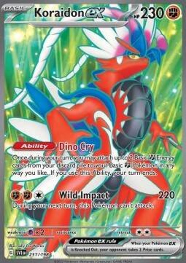 Chase Card - Koraidon 231 - Scarlet & Violet