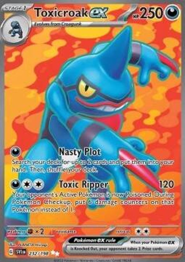 Chase Card - Toxicroak 232 - Scarlet & Violet