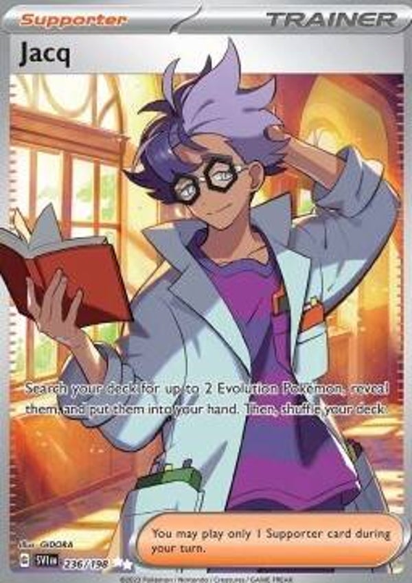 Chase Card - Jacq 236 - Scarlet & Violet